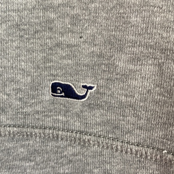 Vineyard Vines Target Heather Gray 1/4 Zip Pullover Sweatshirt Size Medium - Picture 3 of 6